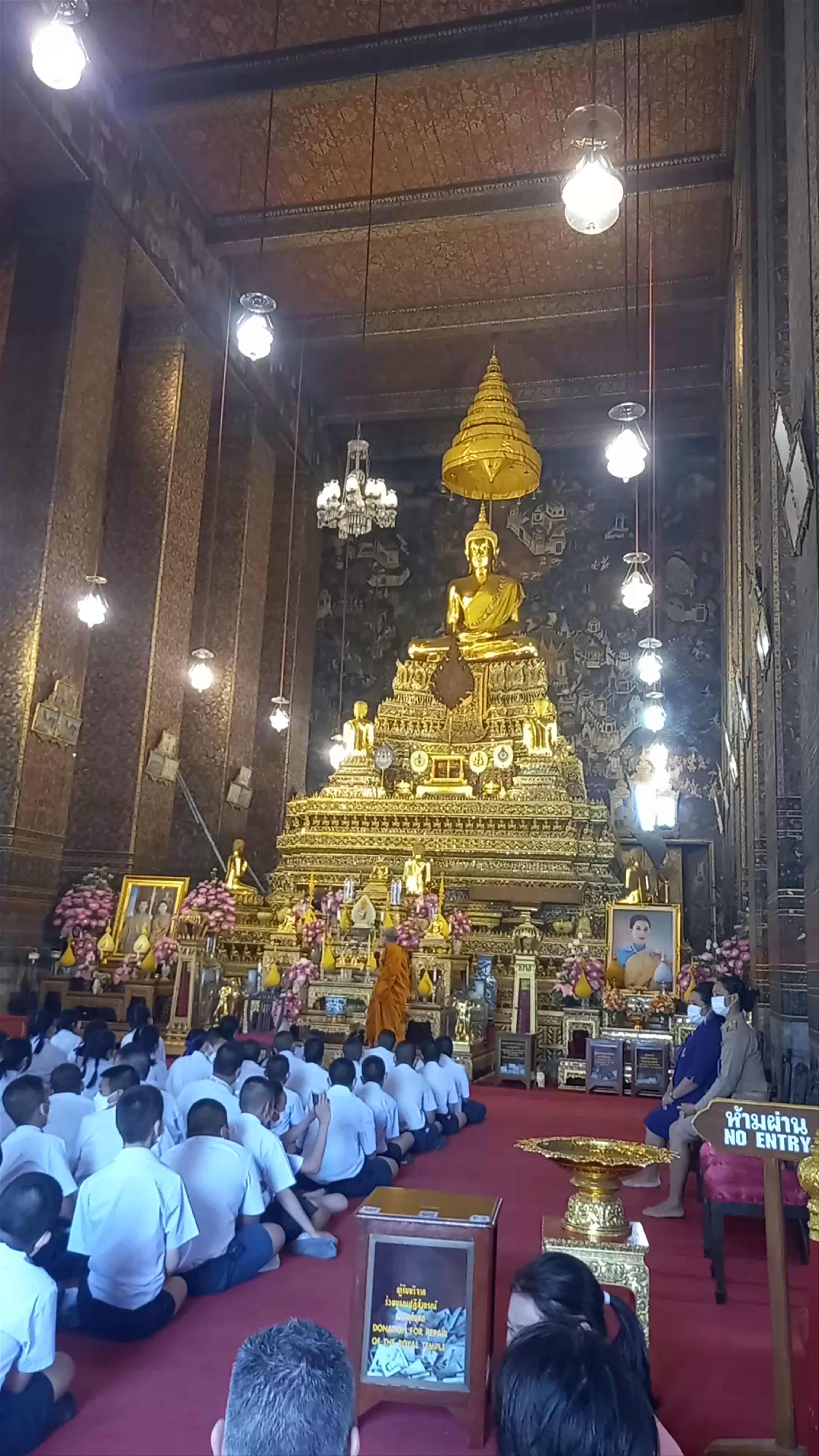 Sacred Ceremony at Wat Pho, Bangkok