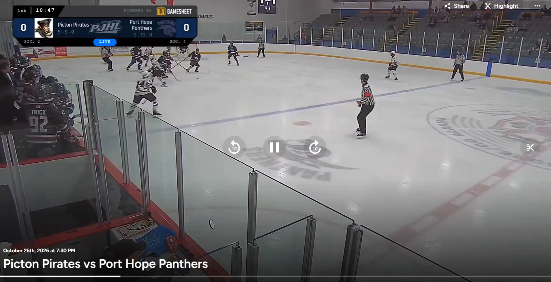 Caleb Doyle's Stunning First Goal vs. Port Hope - PJHL Highlights