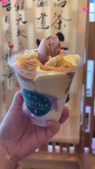 Matcha Cafe Maiko - Banana pudding and Ube soft serve - Desserts Near Me - Duluth, Georgia