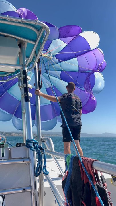 Dana Point Parasail - Setting up - Boating Near Me - Dana Point, California