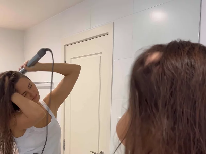 hair routine with Kerastase