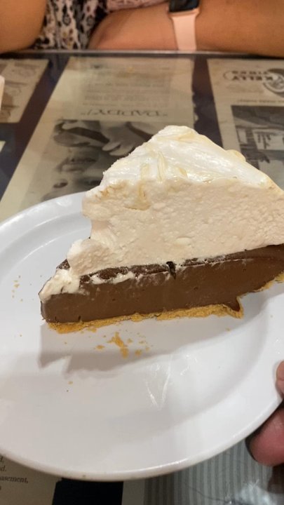 Mama's Daughters' Diner - Chocolate Meringue Pie - Diners Near Me - Plano, Texas