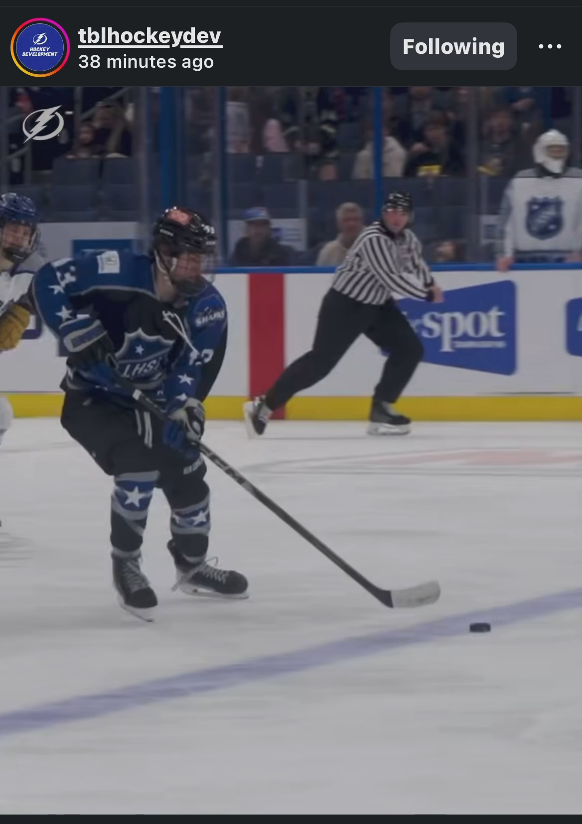 Riley Furbeck's Stunning Goal at LHSHL All Star Game