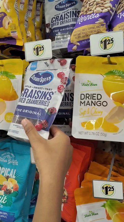 Dollar Tree - Ocean Spray Craisins - Discount Store Near Me - Auburn Hills, Michigan