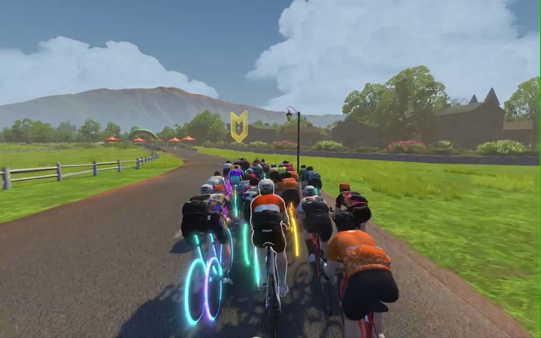 Zwift - Group Ride: DiRT Road DWGZ Hot Hundo (100 Miles) (C) on Douce France in France