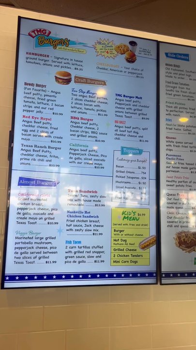 TMG Burger Grill - Menu - Burgers Near Me - Katy, Texas