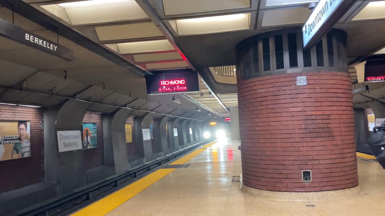 BART - Downtown Berkeley Station - Train Stations Near Me - Berkeley, California