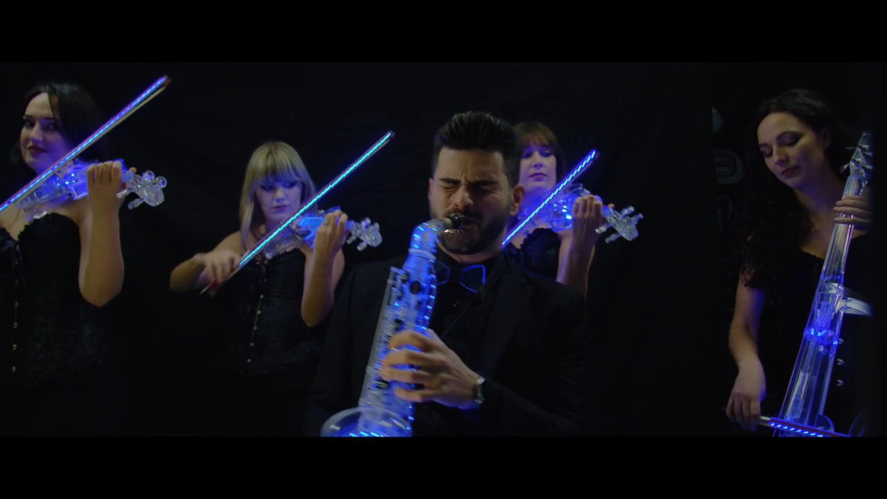 The Italy String Quartet - Rather Be (With Sax) - video