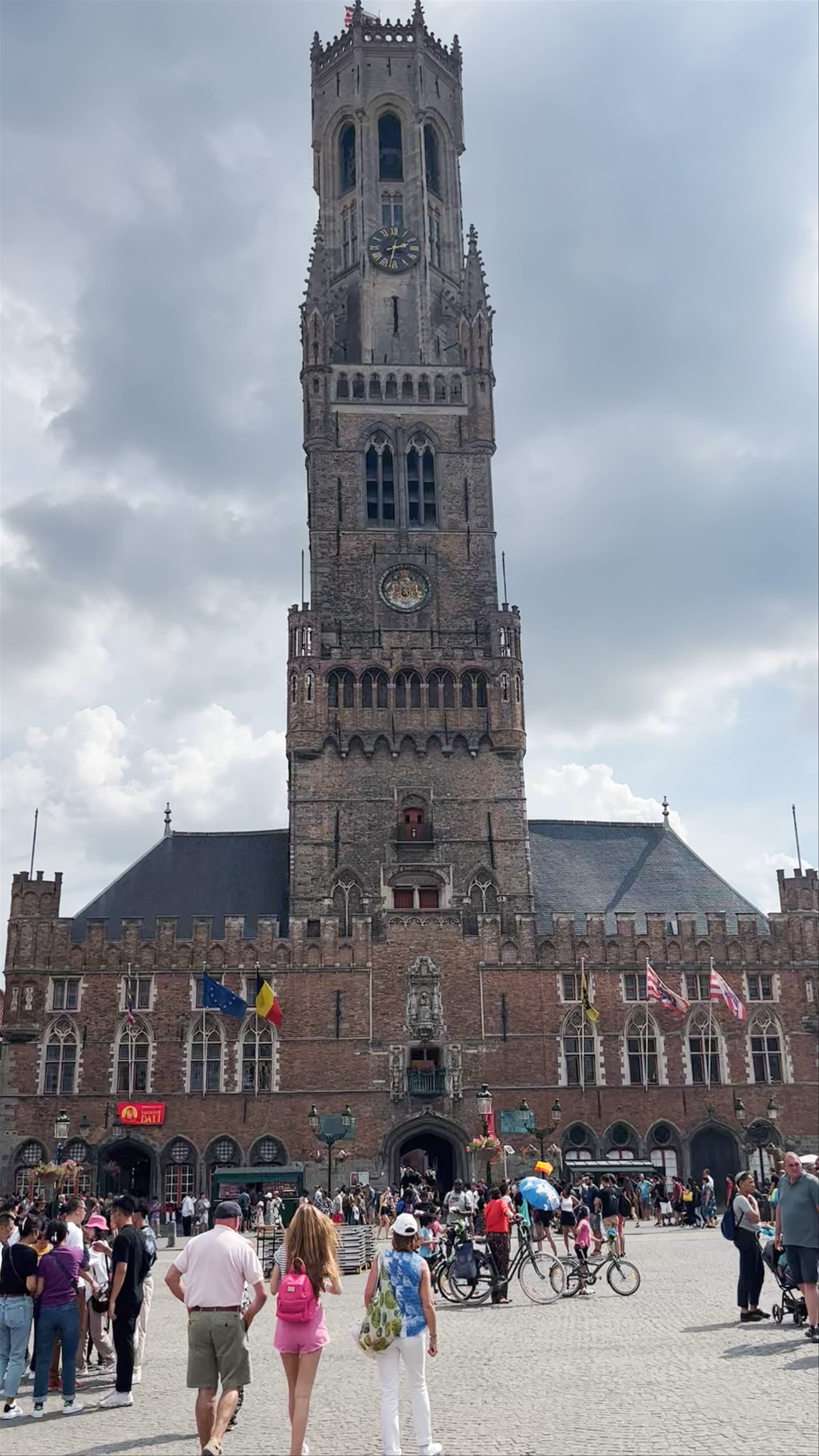 Historic Splendor of Bruges’ Market Square and Belfry Tower