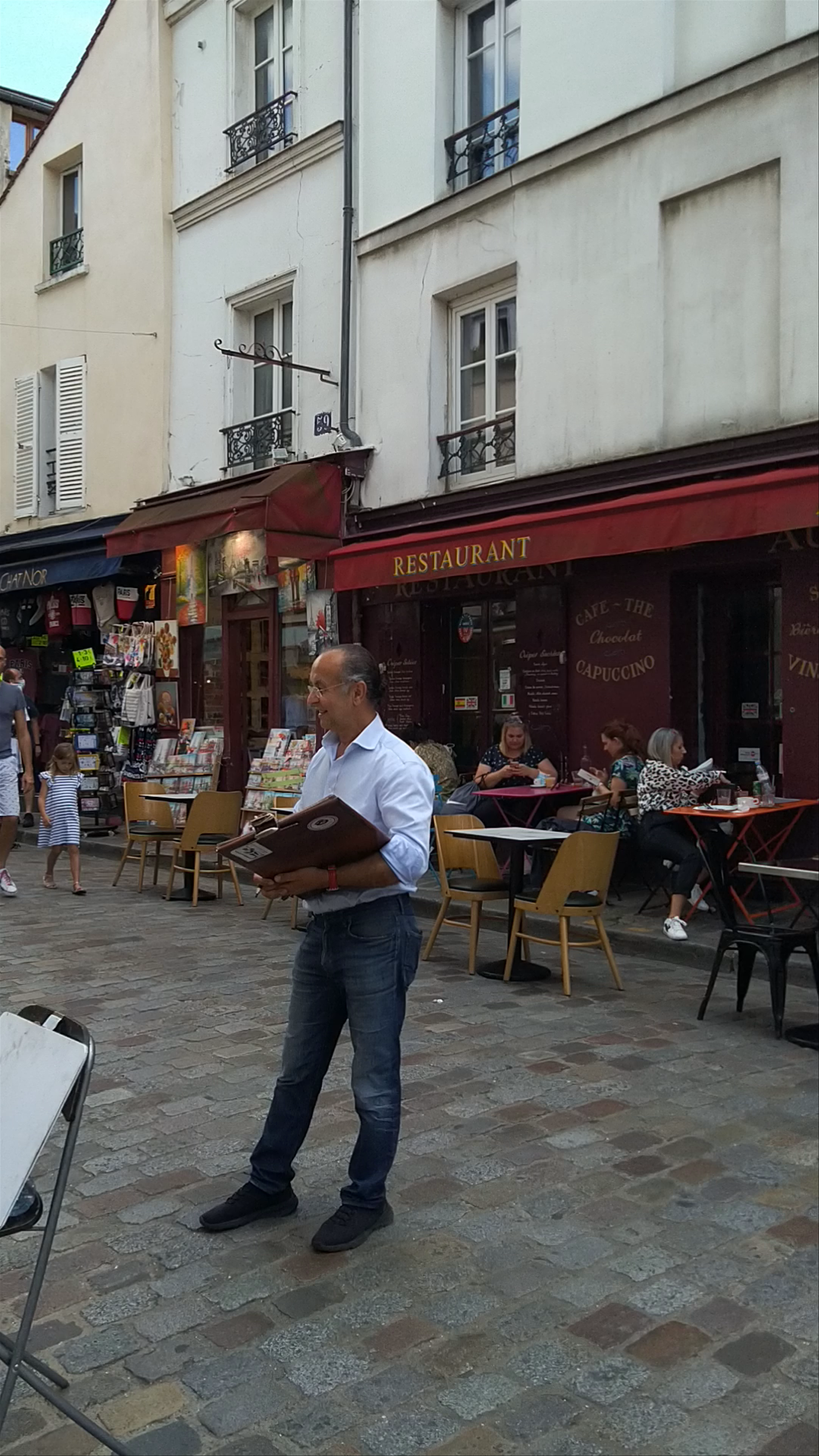 Montmartre Magic: Parisian Streetside Art and Charm