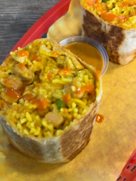 Appu's Turmeric Cafe - The Maharani Burrito - Vegetarian Near Me - Long Beach, California