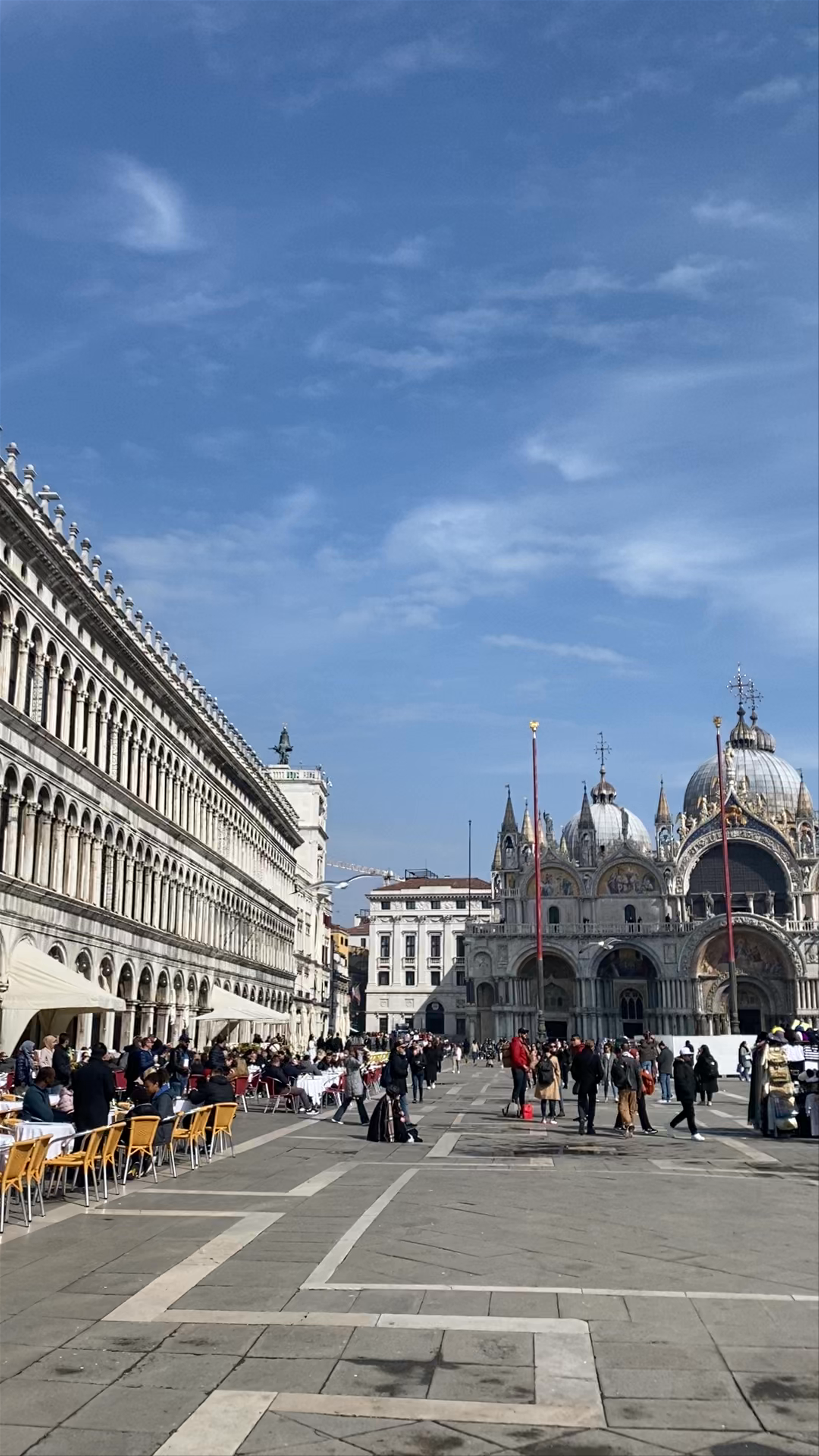 Sunlit Stroll Around Campanile and Piazza San Marco, Venice
