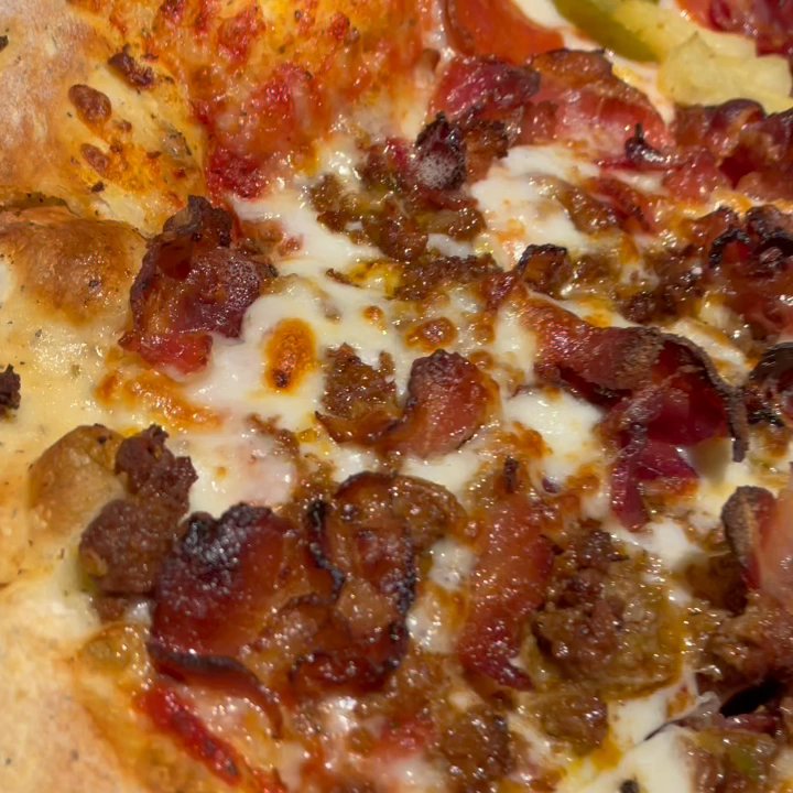 John's Pizza Works - Half and half - Pizza Near Me - Mammoth Lakes, California