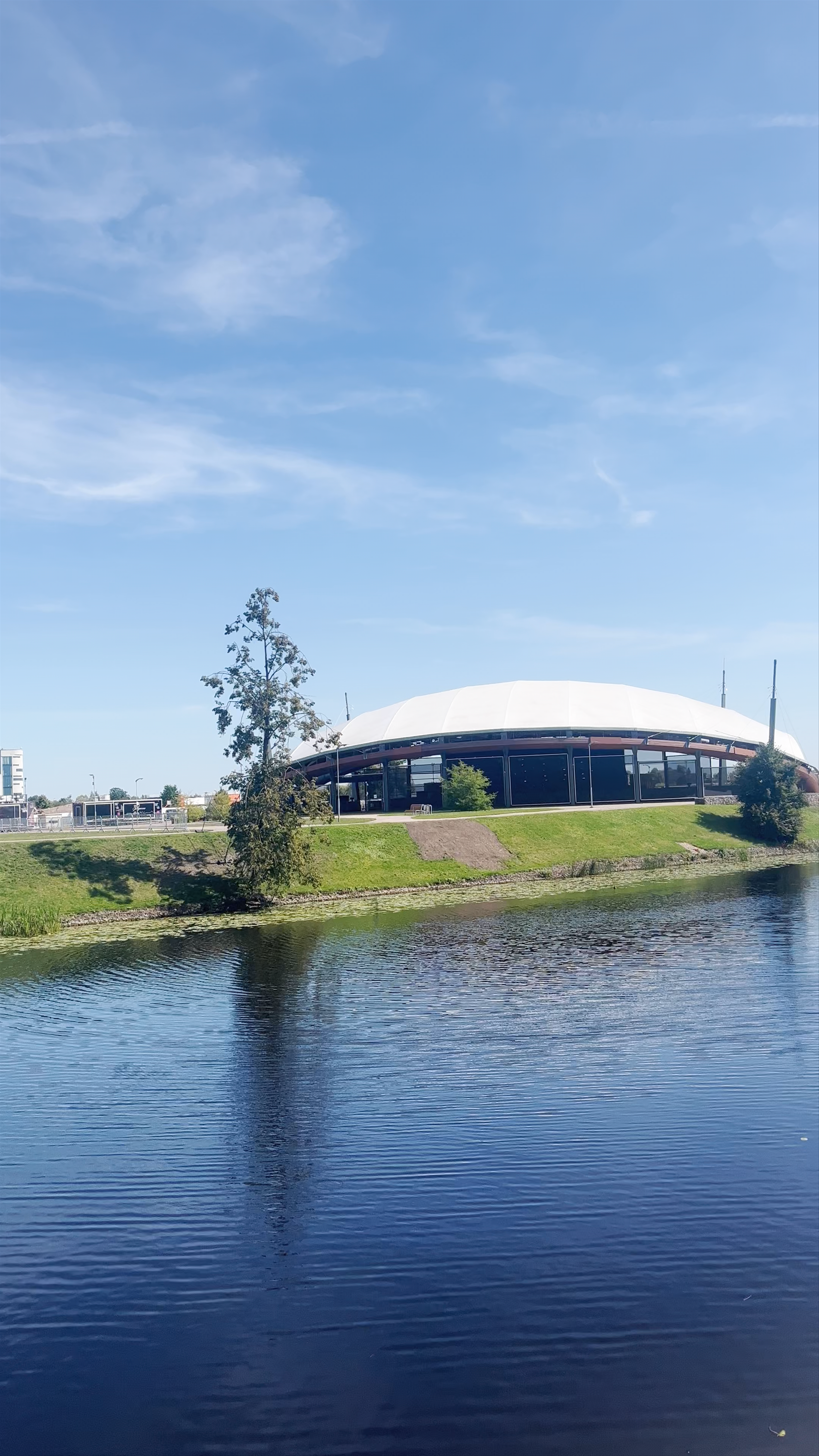 Jelgavas Pasta Salas Estrade: Tranquil Riverside Escape in Jelgava