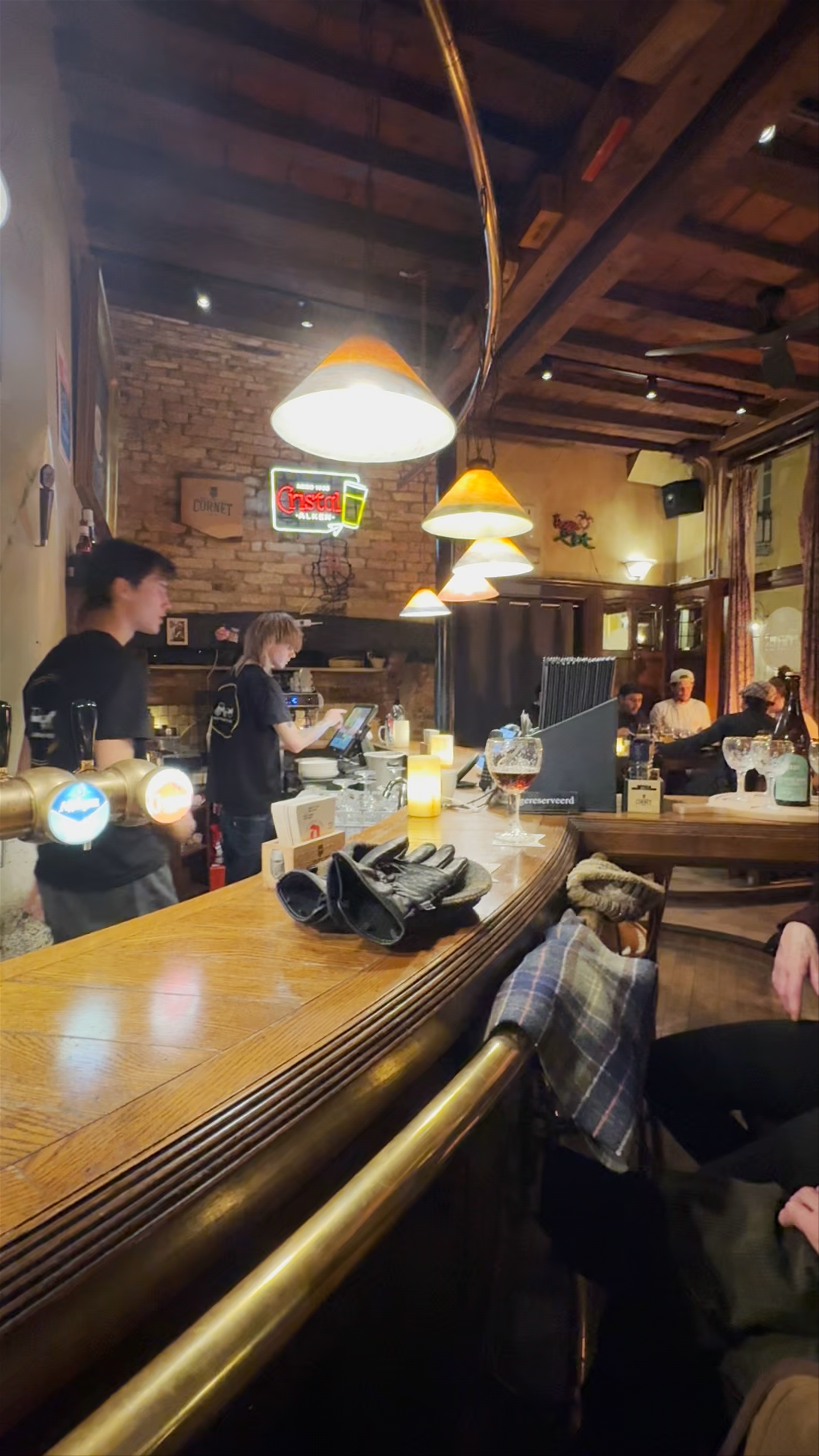Cozy Evening at Restaurant Diligence in Brugge