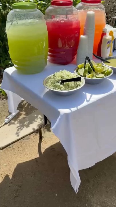 The Taco Man - Carlos set up. - Caterers Near Me - Buena Park, California