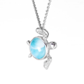 Sea Turtle Necklace in silver 