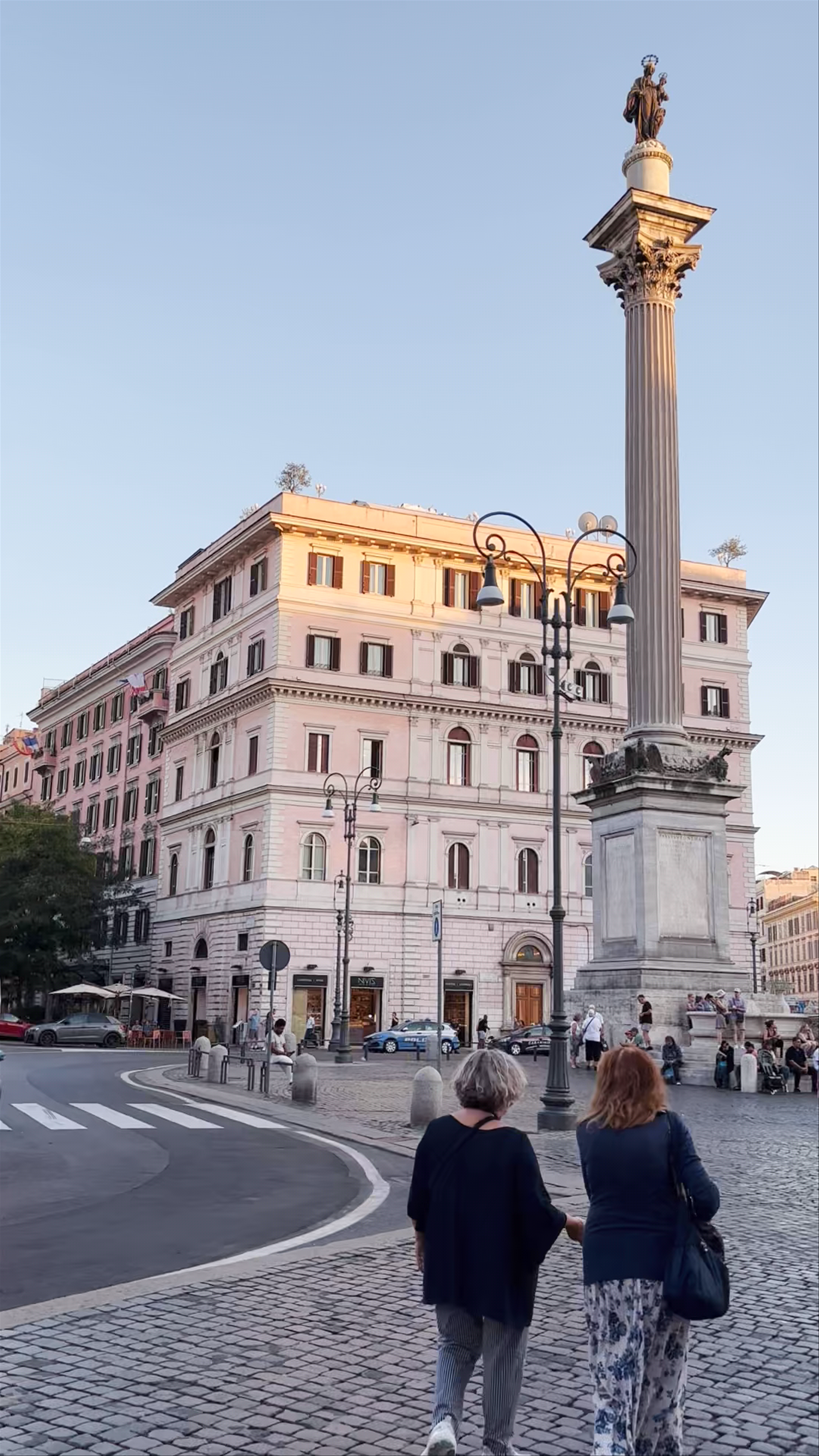 Colonna della Pace in Rome: A Sunset Stroll Through History