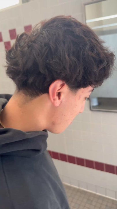 Everlasting Barbers - Can't even tell I asked for a low taper. My brother lined me up and cleaned me up at home (including the design). - Barbers Near Me - Upland, California