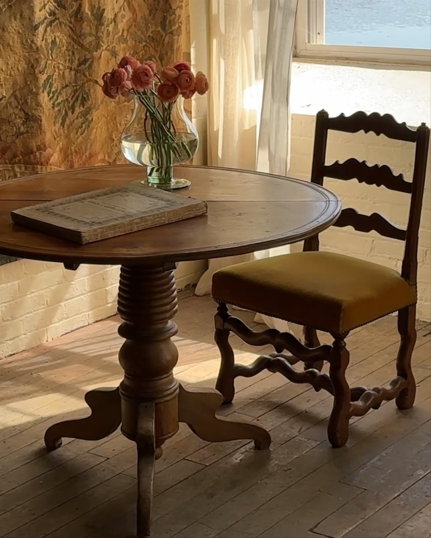 Walnut Entryway Table