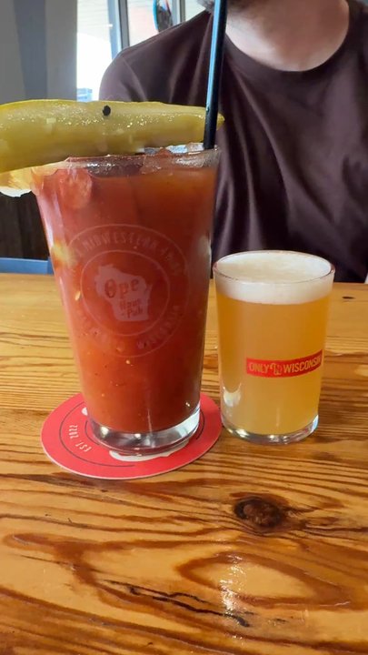 Ope Haus Pub - Bloody Mary - New American Near Me - Barneveld, Wisconsin