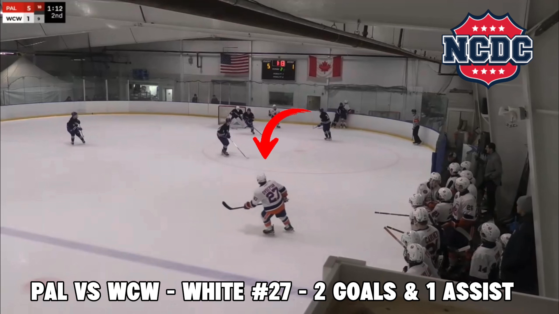 Artur Ovsepian's Goals & Assists with P.A.L. Junior Islanders vs WCW