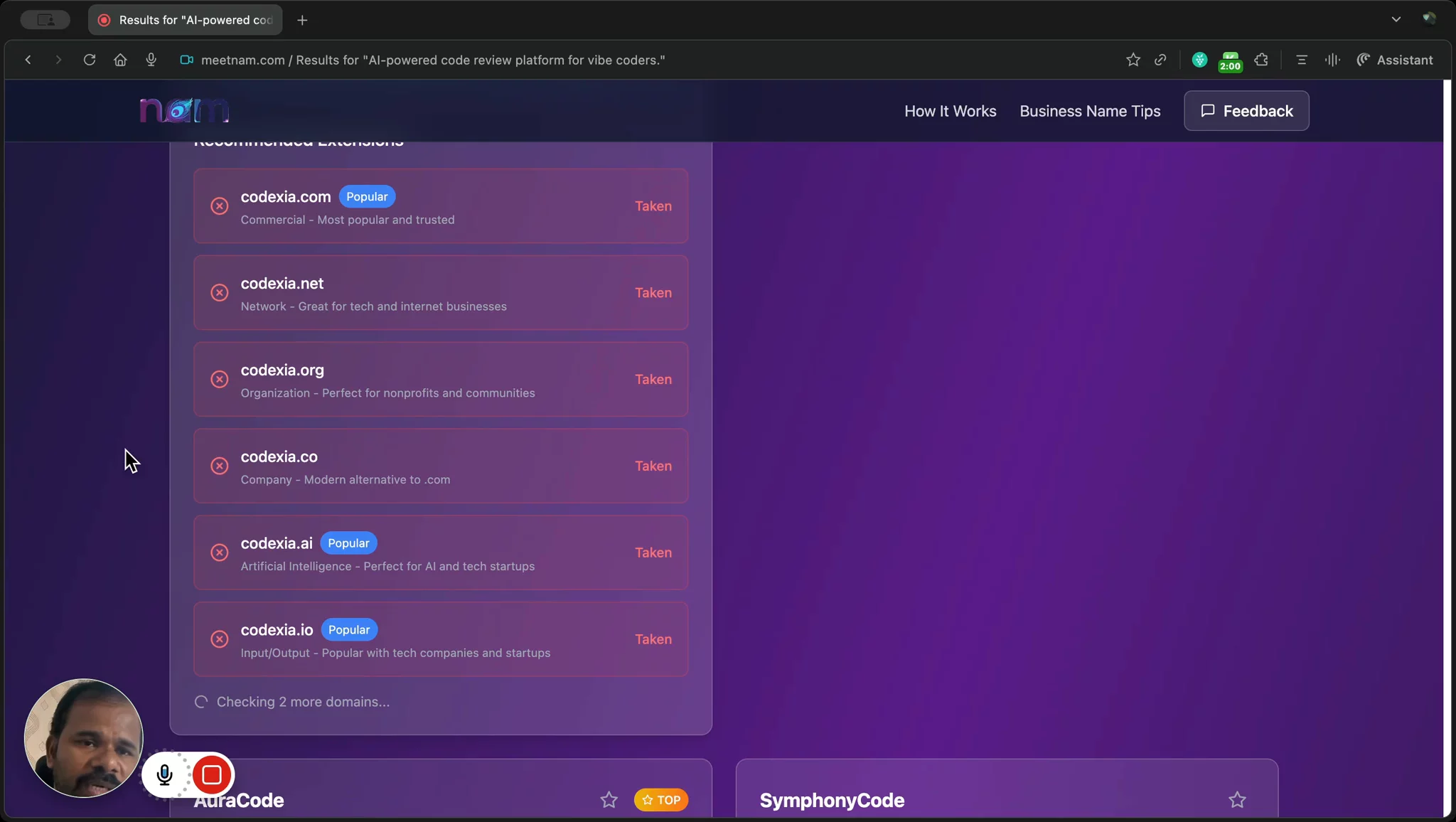 Naam - AI Business Name Generator image 1