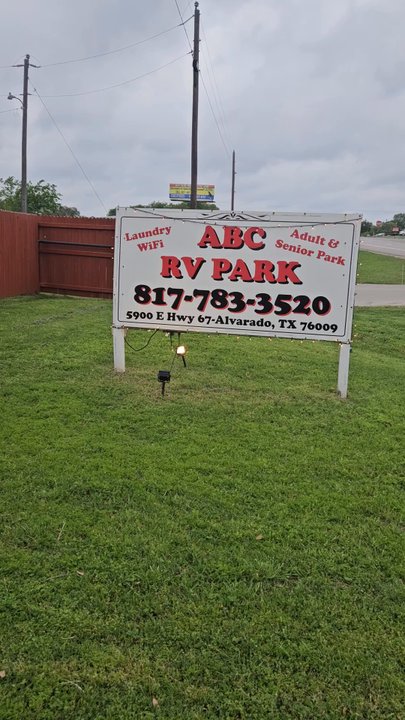 ABC RV Park - Campgrounds Near Me - Alvarado, Texas