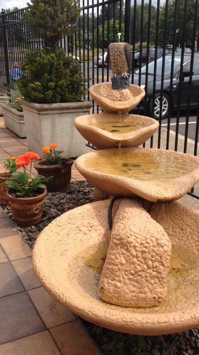 McDonald's - Headless owl fountain - Burgers Near Me - Eugene, Oregon