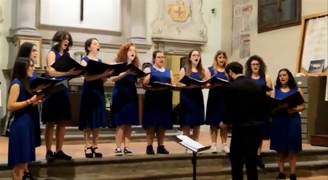 The Tuscany Wedding Choir - Sto Mi E Milo - video