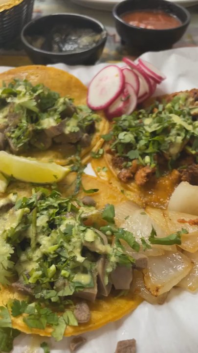Tacos El Patron - Lengua tacos con rabanos - Tacos Near Me - Spring Hill, Tennessee