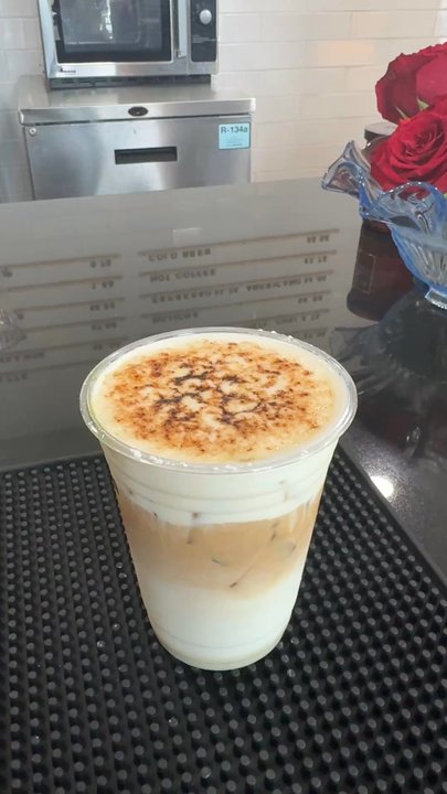 Luxuriant Coffee - Creme Brulé latter - Coffee & Tea Near Me - Riverside, California