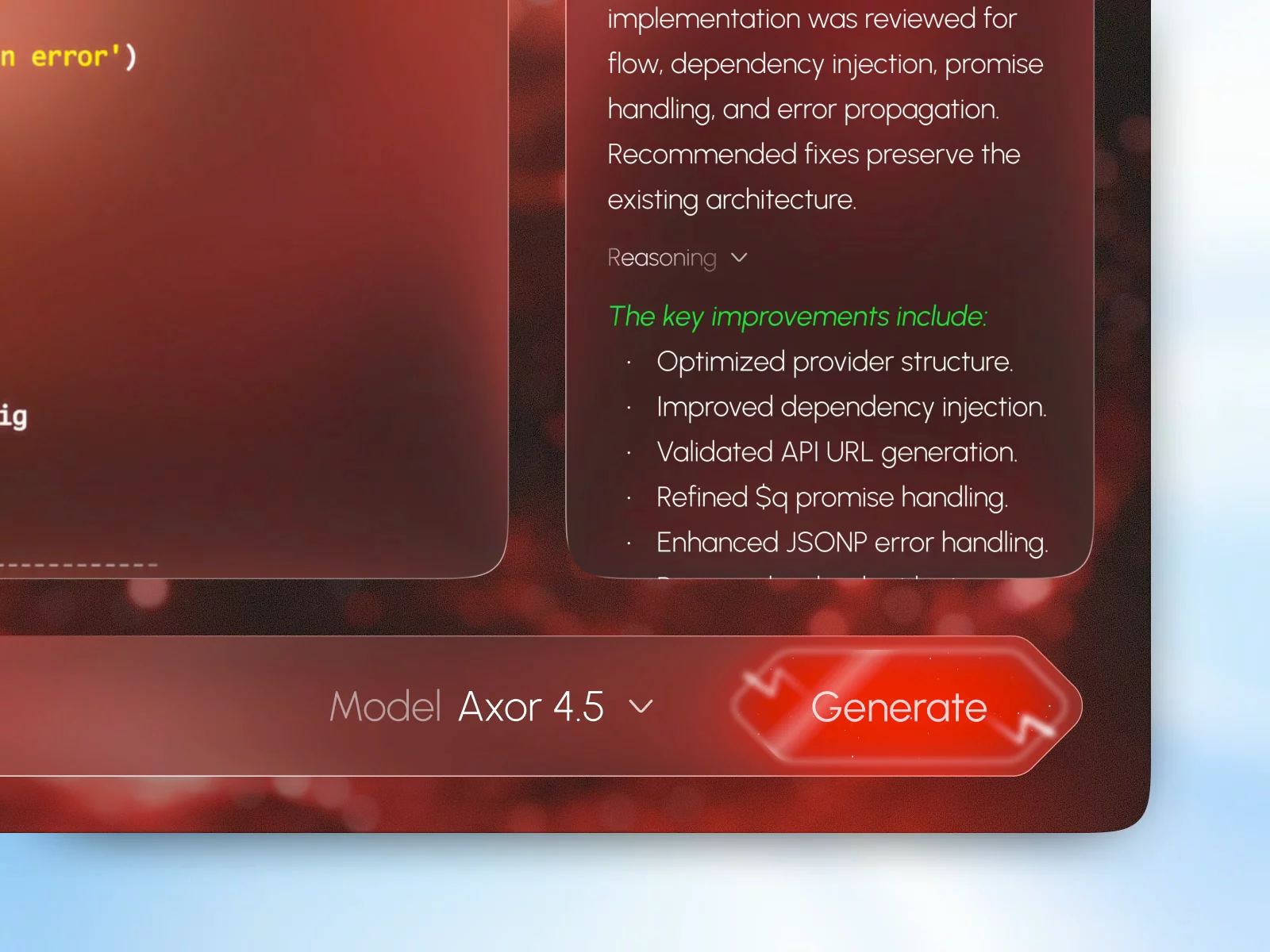 AI Coding Agent Dashboard — Button Motion