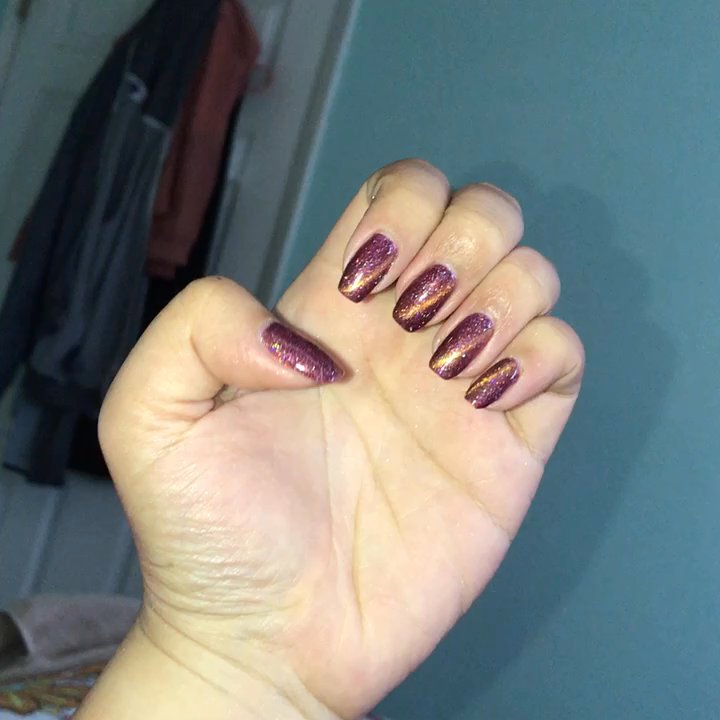Lisa Nails - The cat eye style gel nails in action! - Nail Salons Near Me - Fremont, California