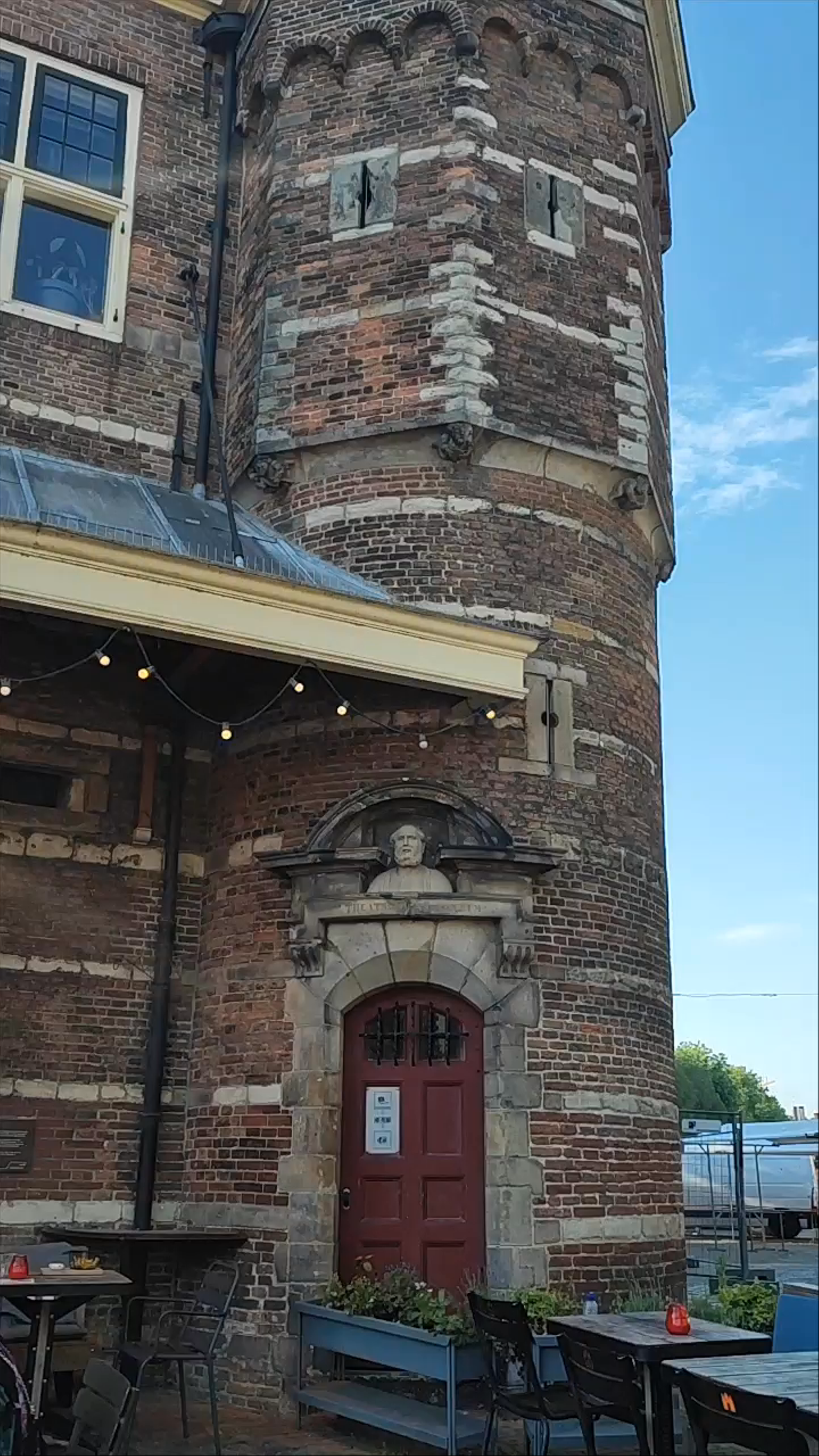 Historic Charm and Sunlit Vibes at Café In De Waag, Amsterdam