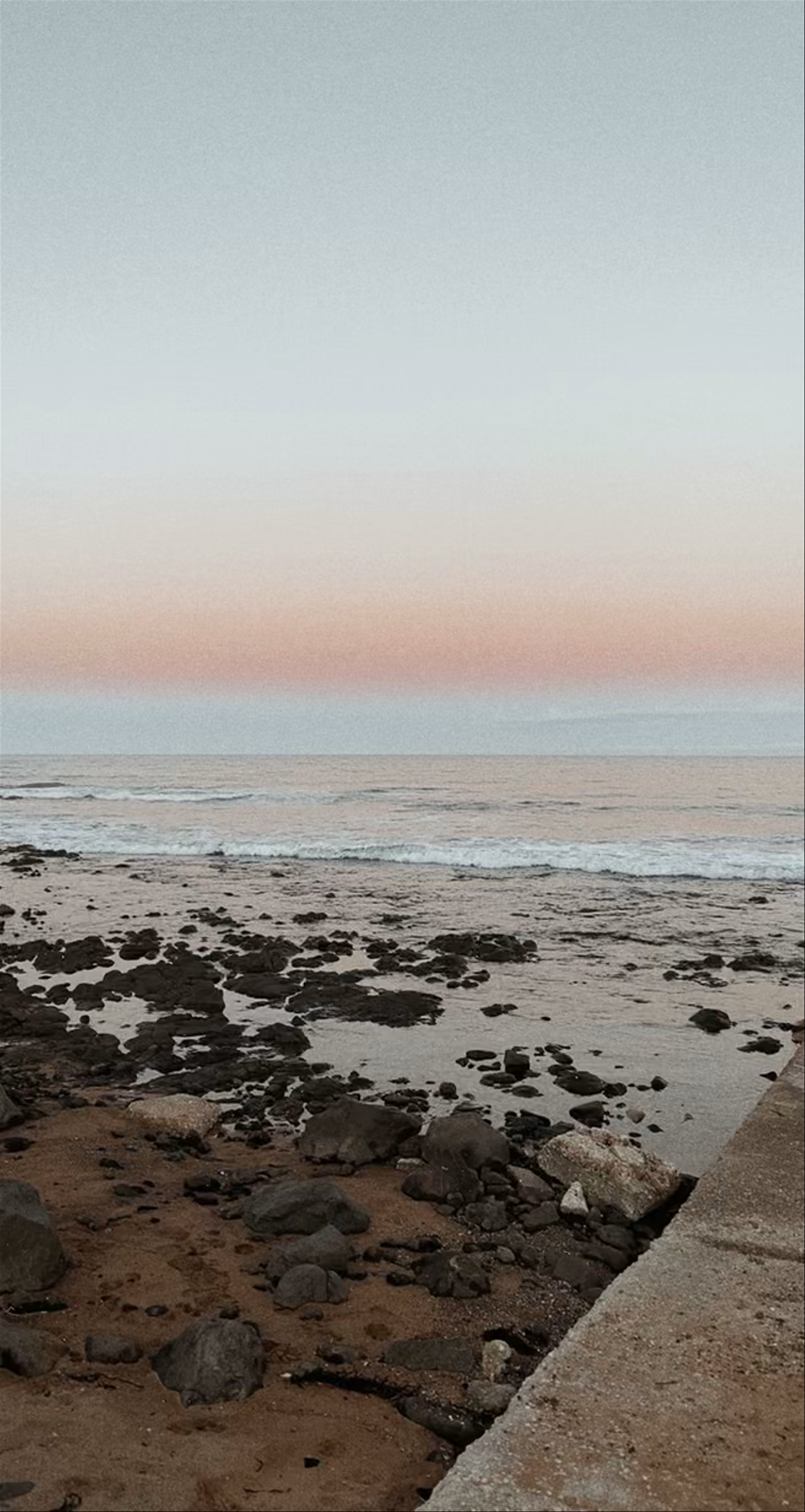Serene Rocky Shoreline at Penguin, Tasmania