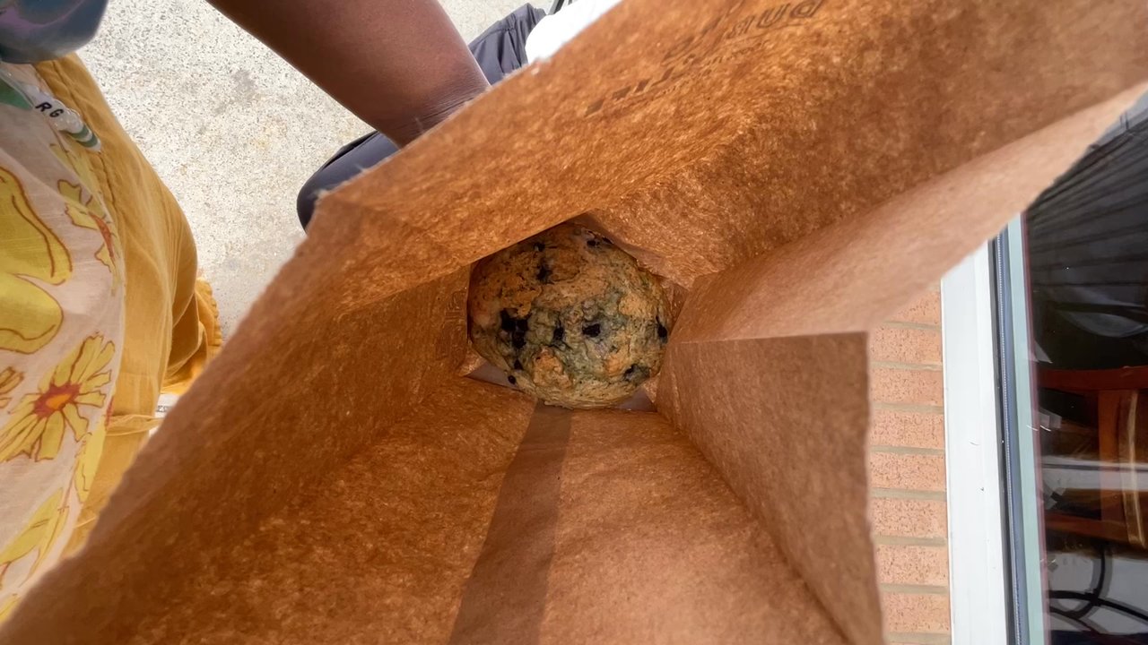 Great Harvest Bread - Blueberry Scuffin - Bakeries Near Me - Charlotte, North Carolina