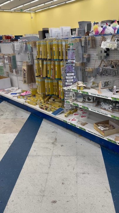 Dollar Tree - Cluttered/ disorganized shelves - Discount Store Near Me - Concord, California