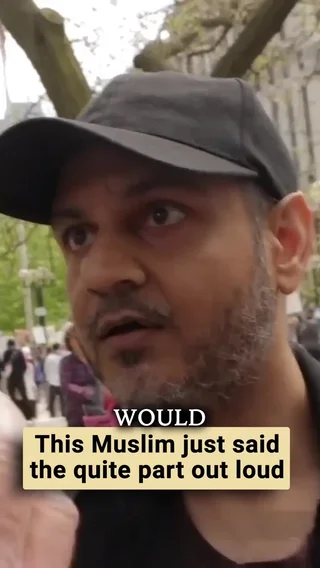This Muslim just said the quite part out loud