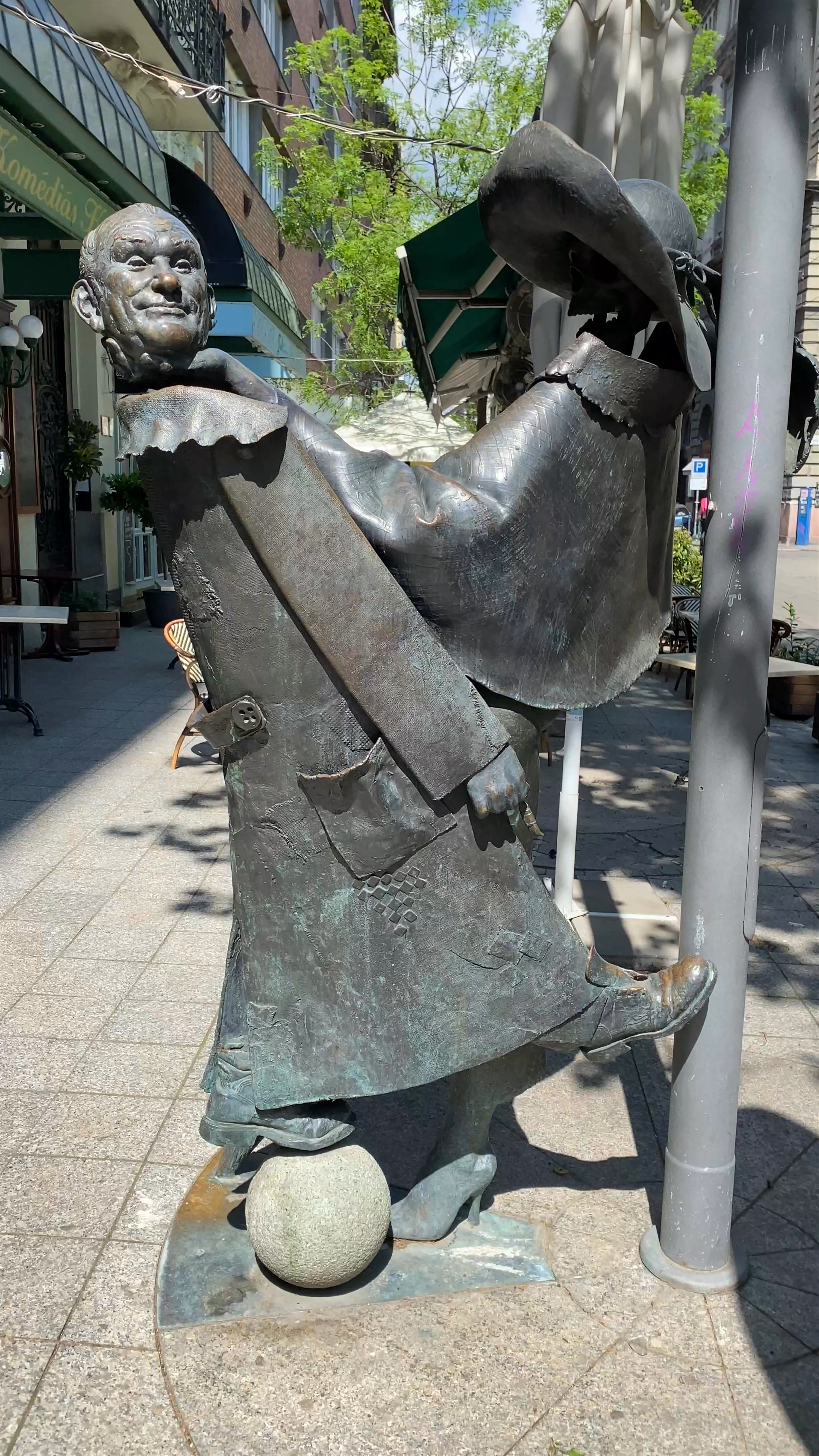 Whimsical Sculpture in Budapest's Art Quarter