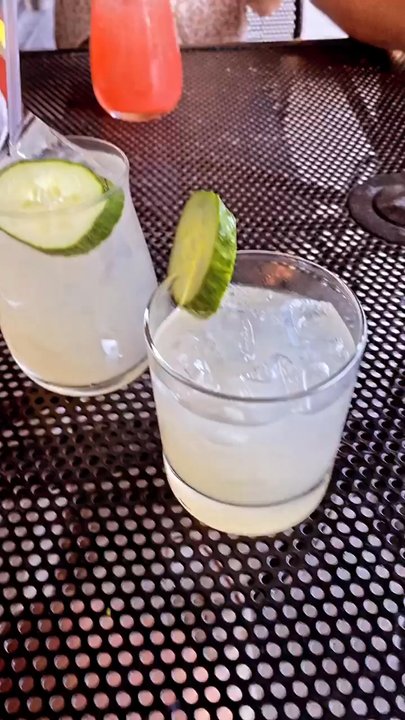 Saucy Brew Works - Cucumber refresher - Pizza Near Me - Cleveland, Ohio