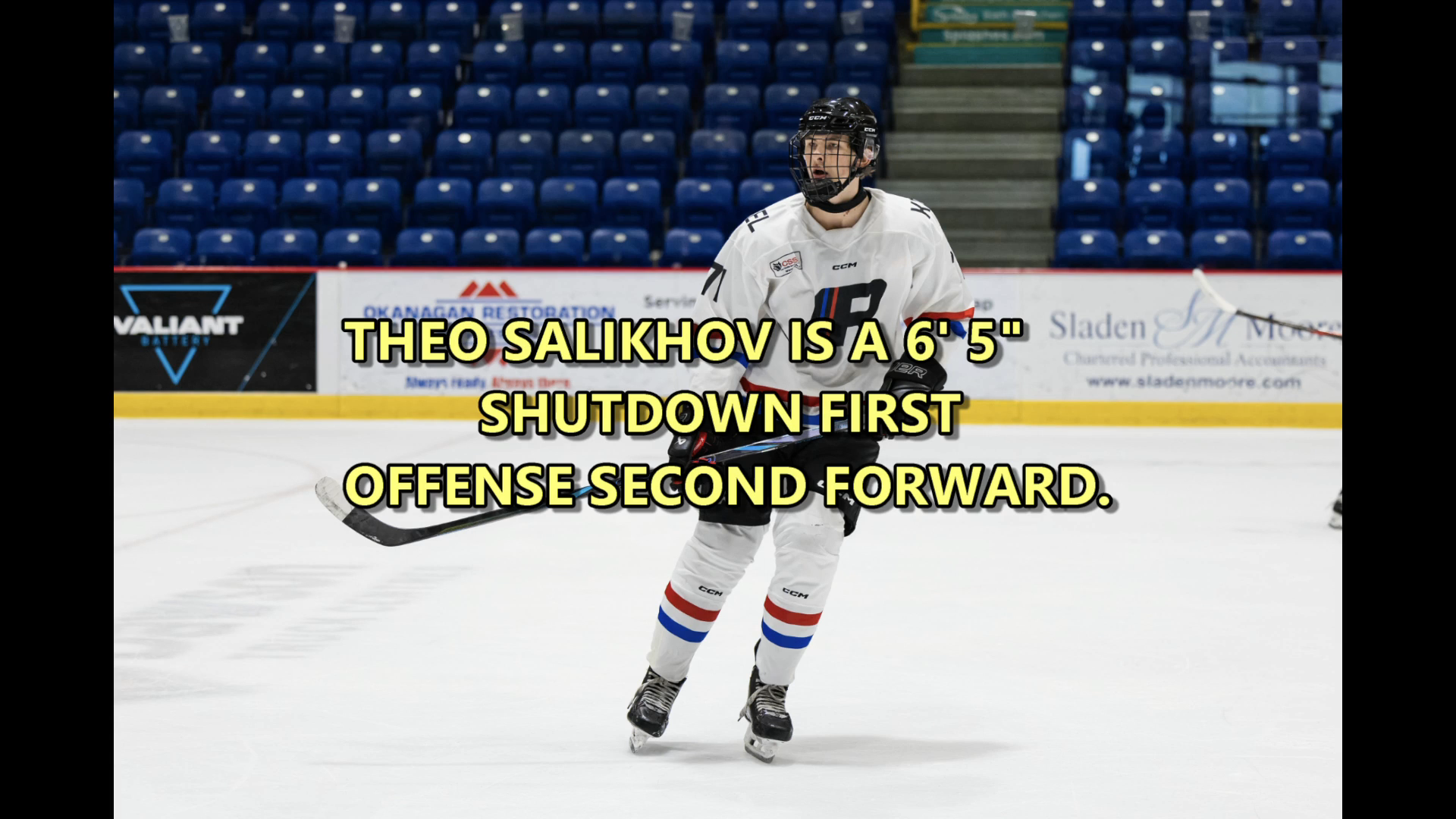 Theo Salikhov: Helped RHA Kelowna U18 Prep go from 0.32 to 0.69 hockey and win CSSHL Championship