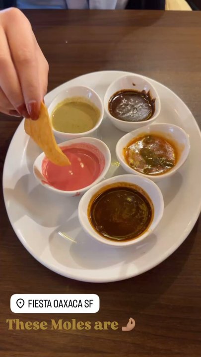 Fiesta Oaxaca - Mole samples - Mexican Near Me - Santa Fe, New Mexico