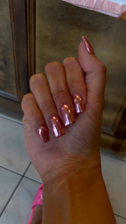 Lotus Nail - I used to get chrome.... Now I'm going back to it. The detail looks even better in person. Thanks Mike! - Nail Salons Near Me - Durant, Oklahoma
