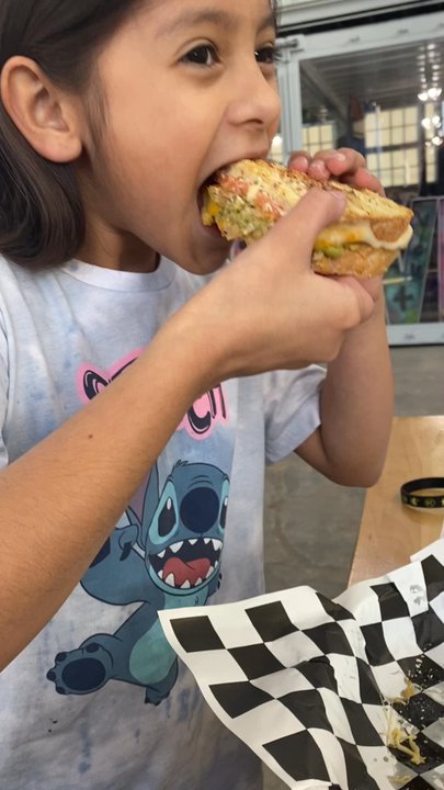 World Famous Second Slice Sandwich Shop - Family favorite the Avocado Grilled Cheese with tomato. Listen to that crunch and then the cheese pull - Sandwiches Near Me - Houston, Texas