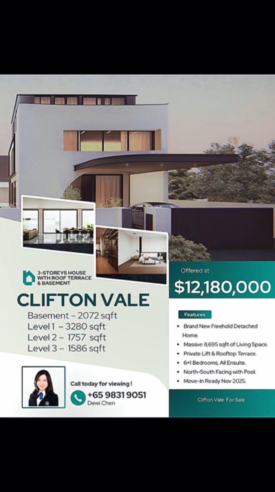 6+1 Bed Semi-Detached House (Landed) for Sale around  Clifton Vale - Image 9