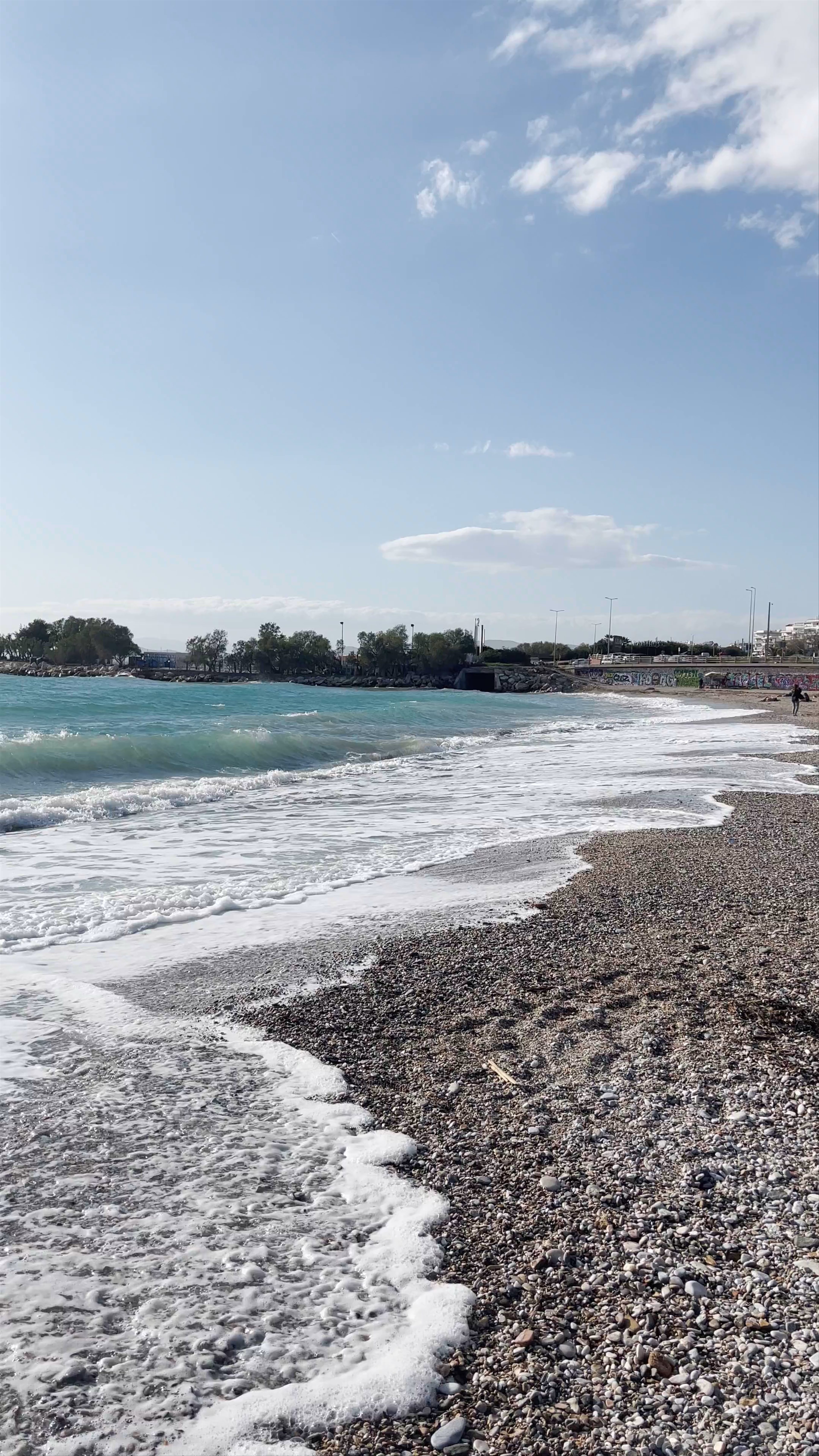 Serene Pebble Beach Escape in Alimos, Greece