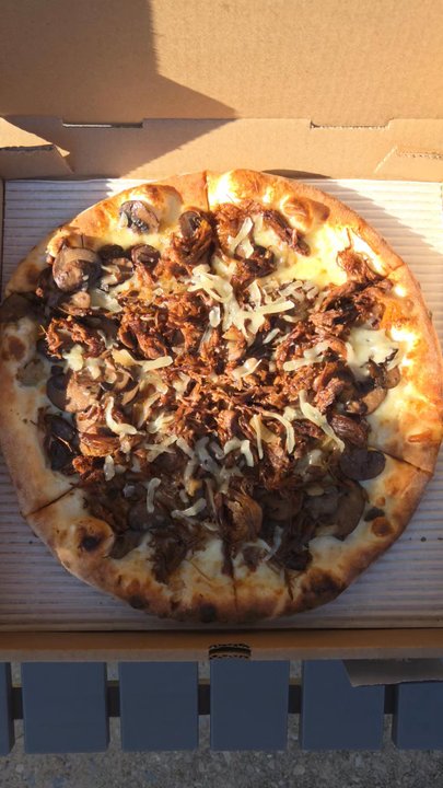 LaScala’s Fire - Slow-Braised Short Rib, Mushrooms, Caramelized Onions, Mozzarella, Truffled Pecorino - Pizza Near Me - Villanova, Pennsylvania