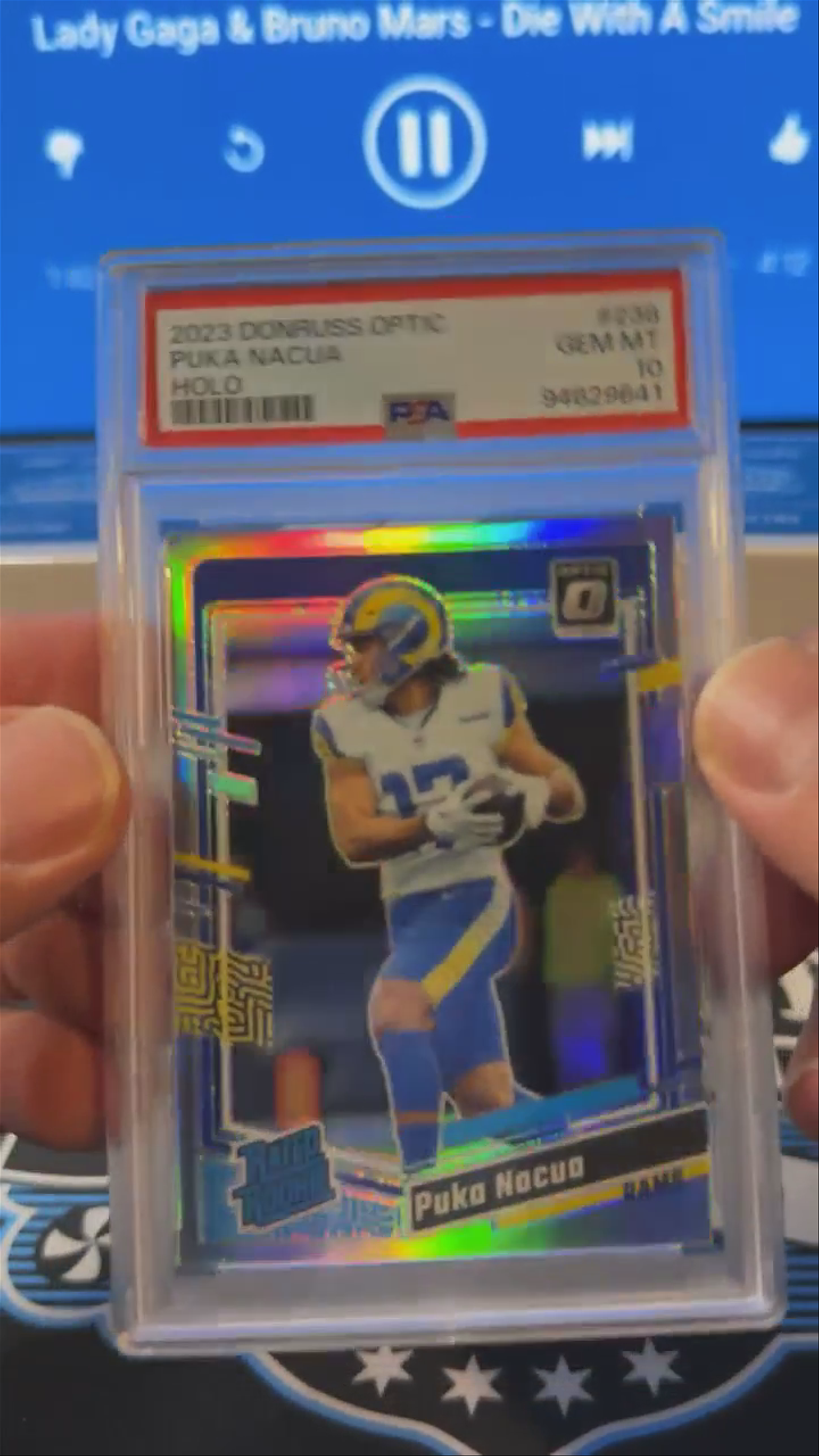 🏈 NFL Hit Parade Graded Card Case Hit