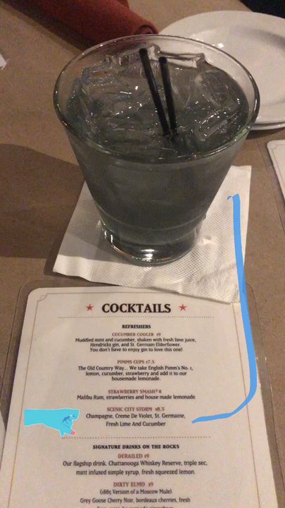 1885 Grill - Drink of the moment - Seafood Near Me - Chattanooga, Tennessee